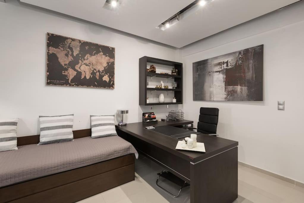 Modern Office Apartment.Wifi,2A/C,Luxury Fur/Tures Saloniki Zewnętrze zdjęcie
