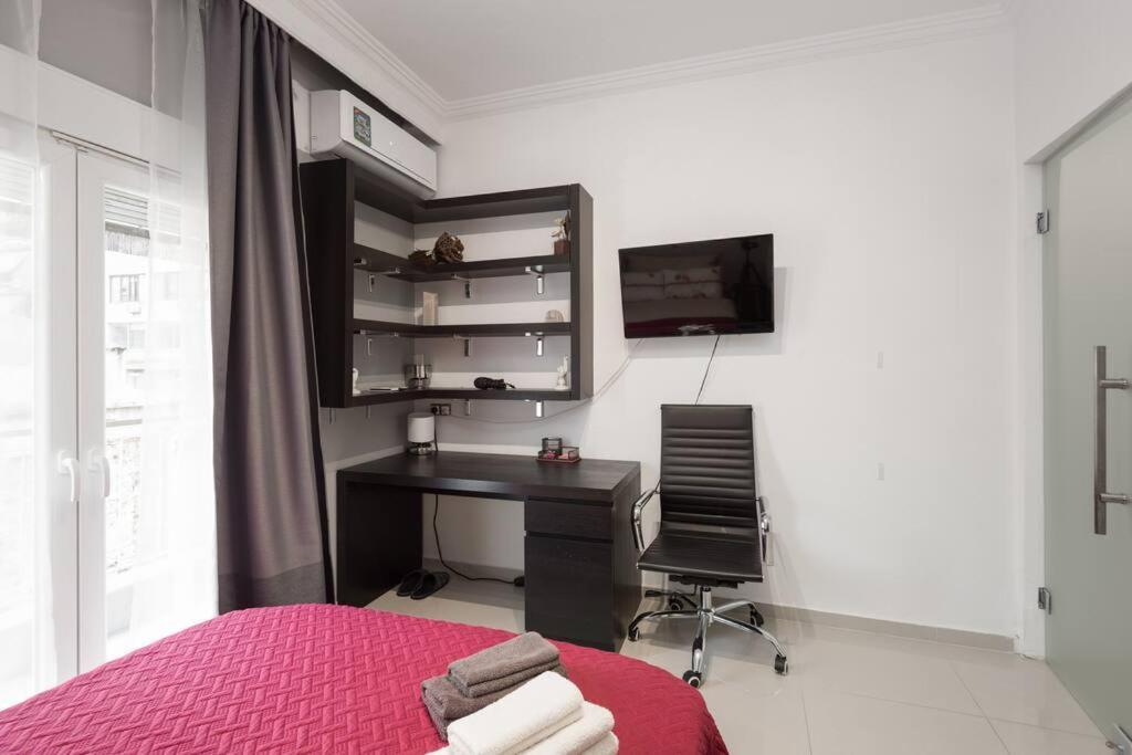 Modern Office Apartment.Wifi,2A/C,Luxury Fur/Tures Saloniki Zewnętrze zdjęcie