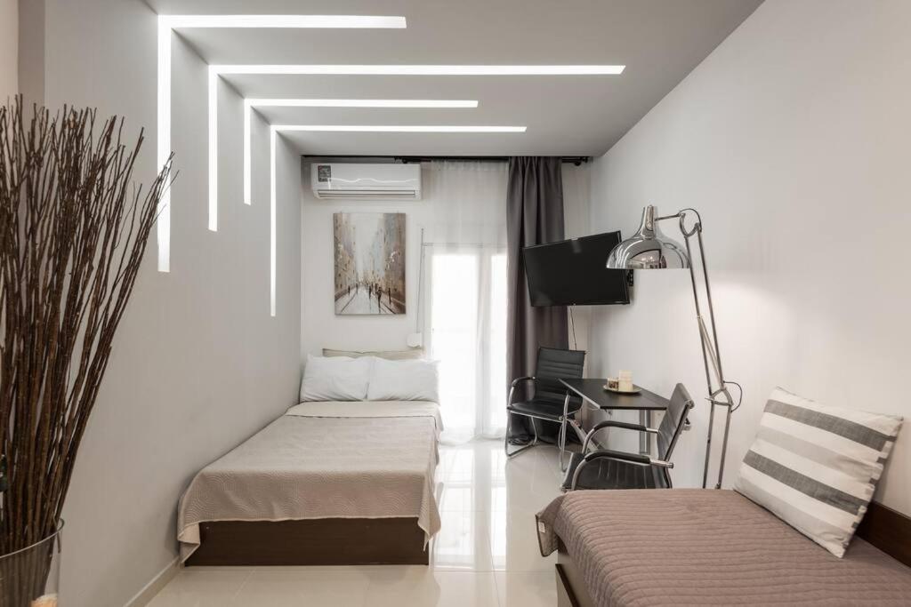 Modern Office Apartment.Wifi,2A/C,Luxury Fur/Tures Saloniki Zewnętrze zdjęcie